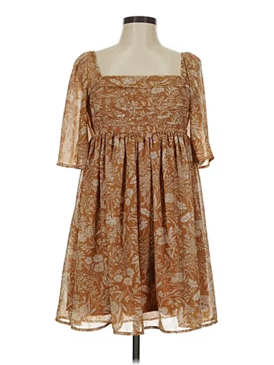 Pre-owned Wallflower Casual Dress In Brown