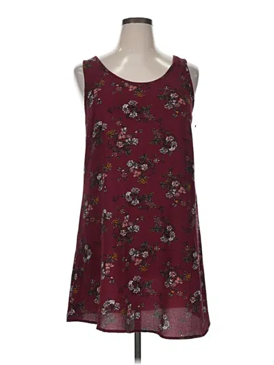 Pre-owned Wallflower Casual Dress In Burgundy