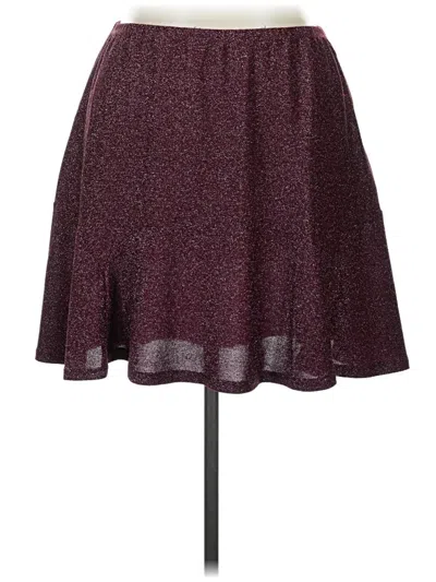 Pre-owned Wallflower Casual Skirt In Burgundy