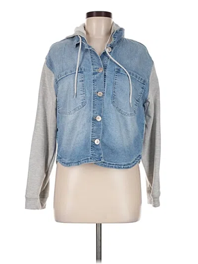 Pre-owned Wallflower Denim Jacket In Gray