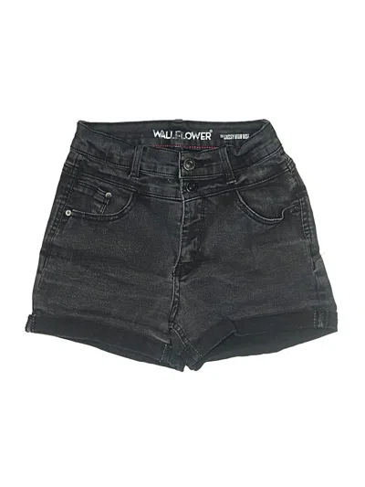 Pre-owned Wallflower Denim Shorts In Black