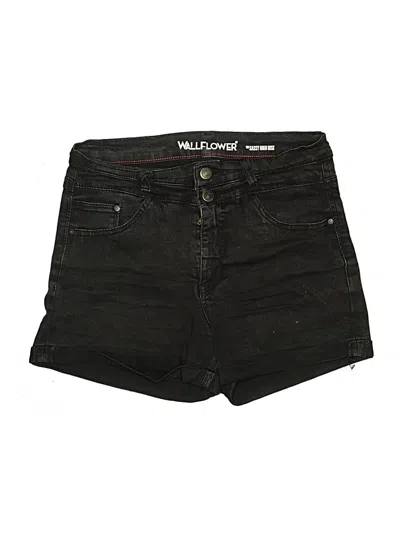 Pre-owned Wallflower Denim Shorts In Black
