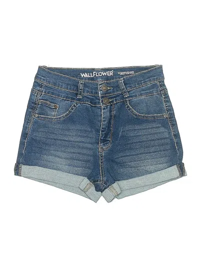 Pre-owned Wallflower Kids' Denim Shorts In Blue