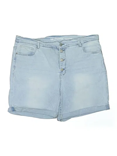 Pre-owned Wallflower Denim Shorts In Blue