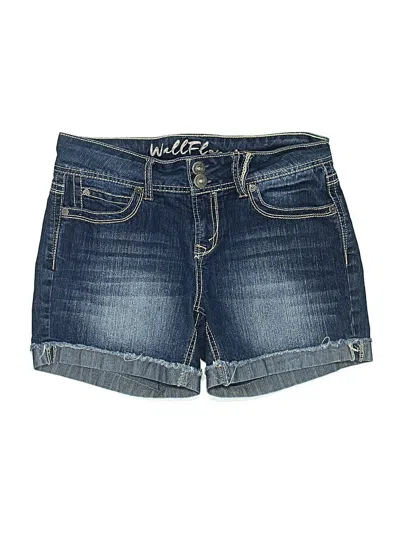 Pre-owned Wallflower Denim Shorts In Blue