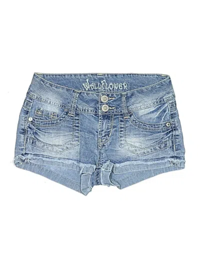 Pre-owned Wallflower Kids' Denim Shorts In Blue
