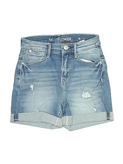 Pre-owned Wallflower Denim Shorts In Blue