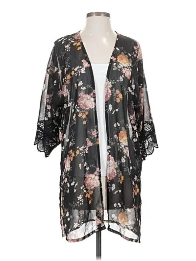 Pre-owned Wallflower Kimono In Black