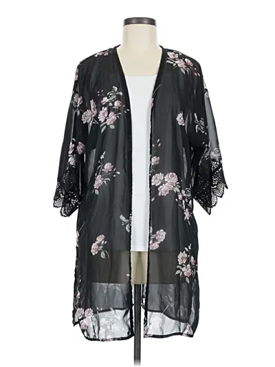 Pre-owned Wallflower Kimono In Black