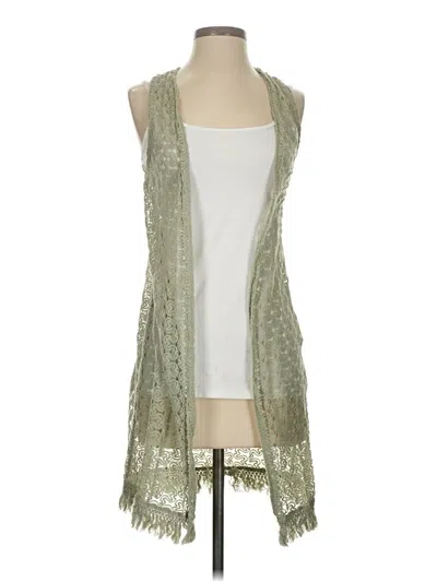 Pre-owned Wallflower Kimono In Green