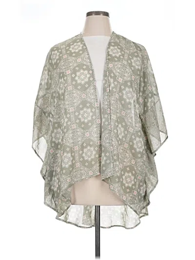Pre-owned Wallflower Kimono In Green