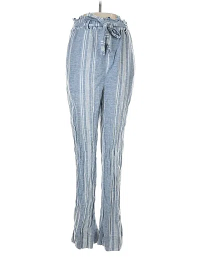 Pre-owned Wallflower Linen Pants In Blue