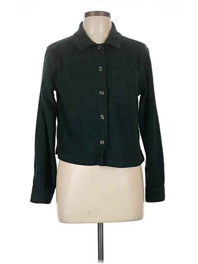 Pre-owned Wallflower Long Sleeve Blouse In Green
