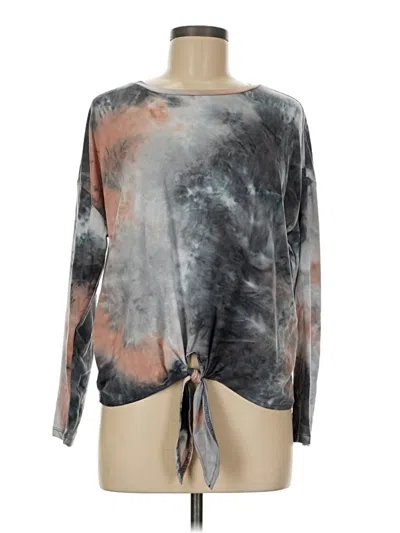 Pre-owned Wallflower Long Sleeve T-shirt In Gray