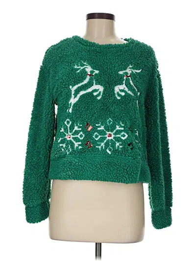 Pre-owned Wallflower Pullover Sweater In Green