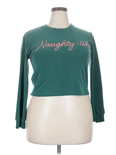 Pre-owned Wallflower Pullover Sweater In Teal