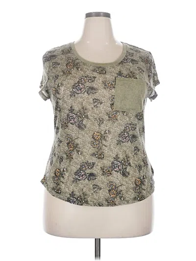 Pre-owned Wallflower Short Sleeve T-shirt In Green