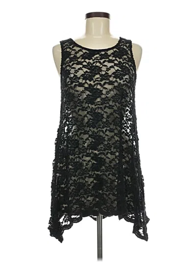 Pre-owned Wallflower Sleeveless Top Black Halter Neckline Tops