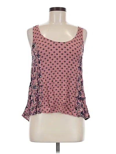 Pre-owned Wallflower Sleeveless Top Pink Halter Neckline Tops