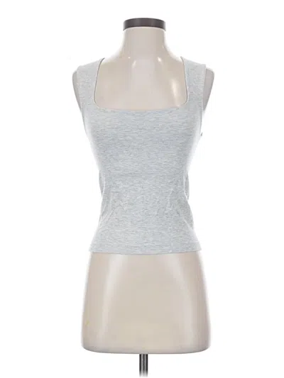 Pre-owned Wallflower Sleeveless Top Silver Halter Neckline Tops