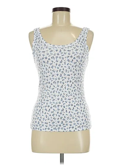 Pre-owned Wallflower Tank Top Blue Strapless Neckline Tops