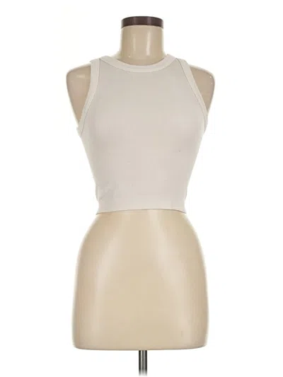 Pre-owned Wallflower Tank Top Ivory Halter Neckline Tops