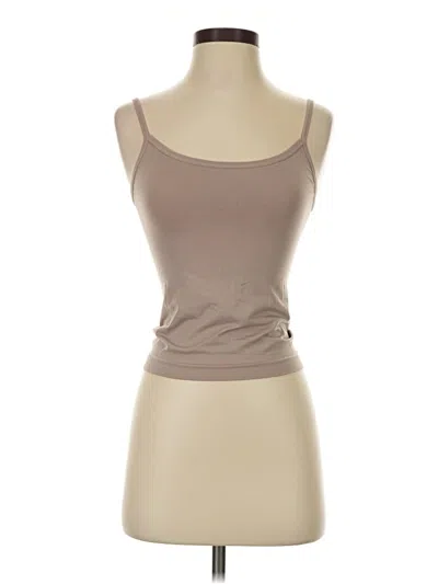 Pre-owned Wallflower Tank Top Tan Strapless Neckline Tops