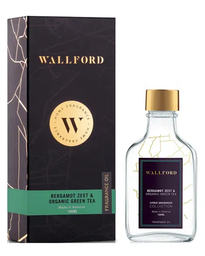 Wallford Home Fragrance Bergamot Zest & Organic Green Tea Fragrance Oil/refill