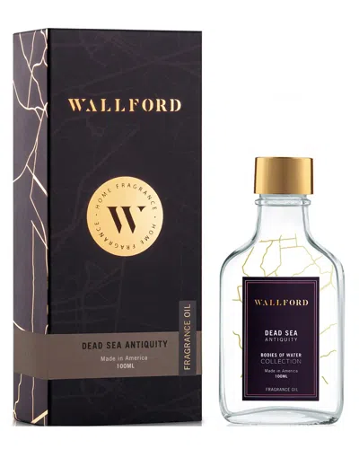 Wallford Home Fragrance Dead Sea Antiquity Fragrance Oil/refill In Black