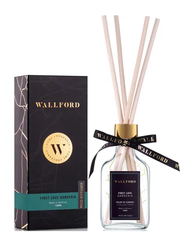Wallford Home Fragrance First Love Gardenia Reed Diffuser In Purple
