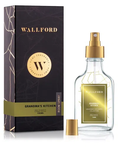 Wallford Home Fragrance Grandma's Kitchen Room Spray In Gold
