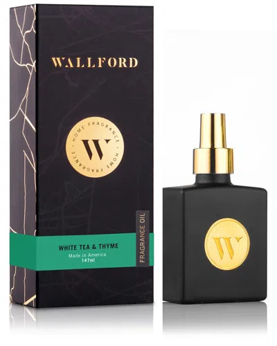 Wallford Home Fragrance White Tea & Thyme Room Spray In Black