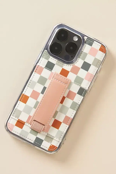 Walli Faux Leather Iphone Case In Multicolor