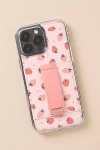 Walli Faux Leather Iphone Case In Orange