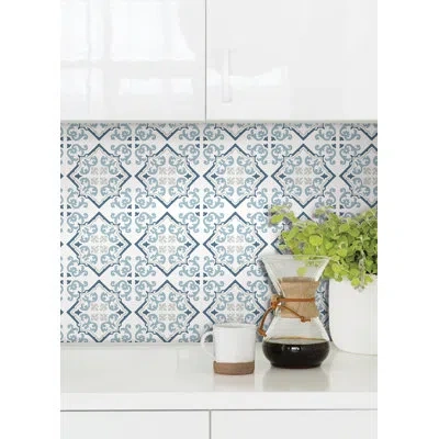 Wallpops Alina Peel & Stick Wall Decal In Blue