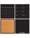 Wallpops Black 4pc Organizer Kit In Black