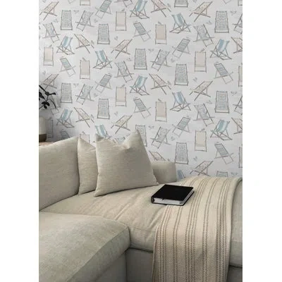 Wallpops Just Lounging Peel And Stick Wallpaper In Yellow