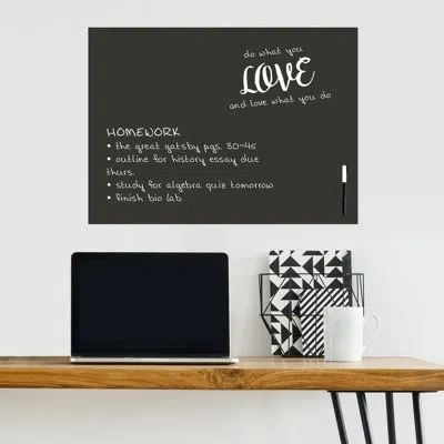 Wallpops Message Chalkboard Wall Decal In Black;white