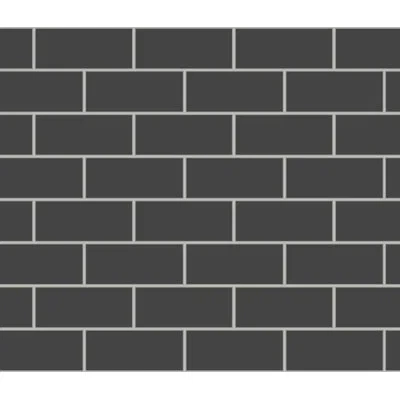 Wallpops Metro Black Subway Tile Peel And Stick Rolled Backsplash