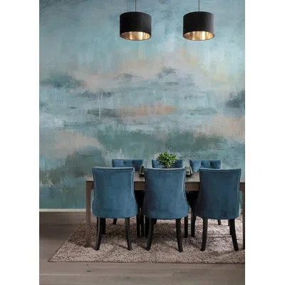Wallpops Mirage Blue Self Adhesive Mural