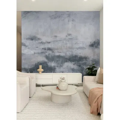 Wallpops Mirage Grey Self Adhesive Mural In Gray