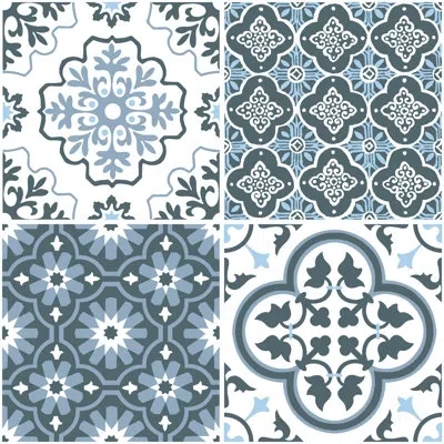 Wallpops Myriad 12" X 12" X 0.1mm Vinyl Tile In Gray