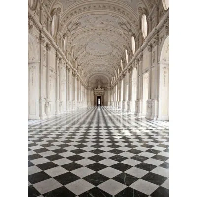 Wallpops Palace Of Venaria Wall Mural In White;off White