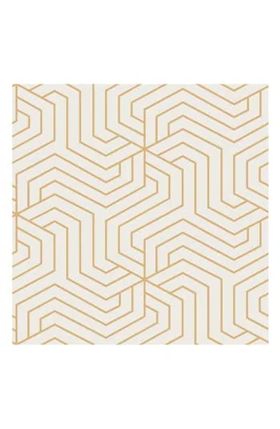 Wallpops Ramsey Cream Peel & Stick Wallpaper In Yellow