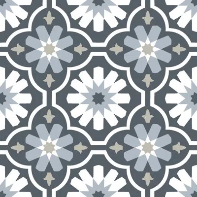 Wallpops Sevilla 12" X 12" X 0.06mm Vinyl Tile In Grey