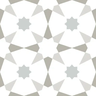 Wallpops Stellar 12" X 12" X 0.1mm Vinyl Tile In White,grey,slate;blanc,gris,ardoise