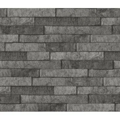 Wallpops Stone Slate Peel And Stick Rolled Backsplash In Gray