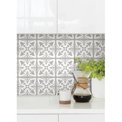 Wallpops Zion Peel & Stick Wall Decal In Gray