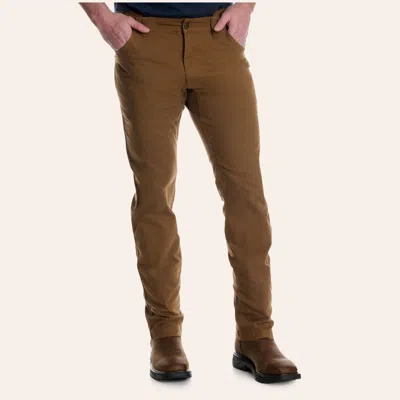 Walls Men's Ditchdigger Foreman Brown Flex Double Knee Work Pants