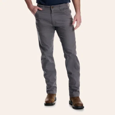 Walls Men's Ditchdigger Foreman Charcoal Flex Double Knee Work Pants In Gray